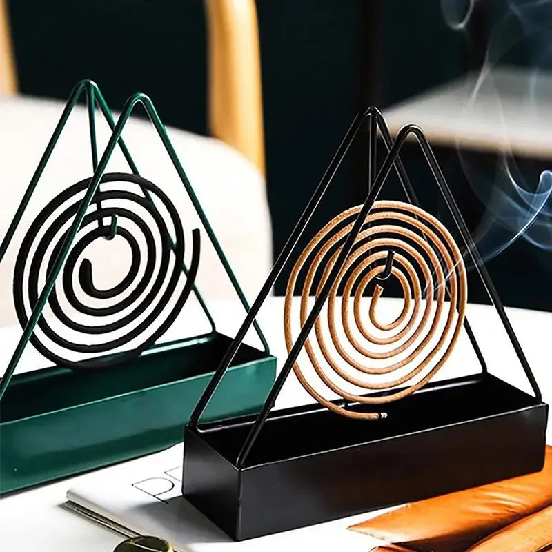 1/2PCS Iron Mosquito Coil Incense Burner Frame Modern Repellent Incense Rack for Household Bedroom Patio