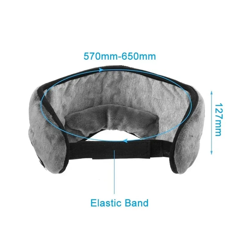 Bluetooth5.0 Sleeping Earphones HiFi Stereo Sports Headband Elastic Wireless Headphones Music Eye Mask Bluetooth Headset 2024