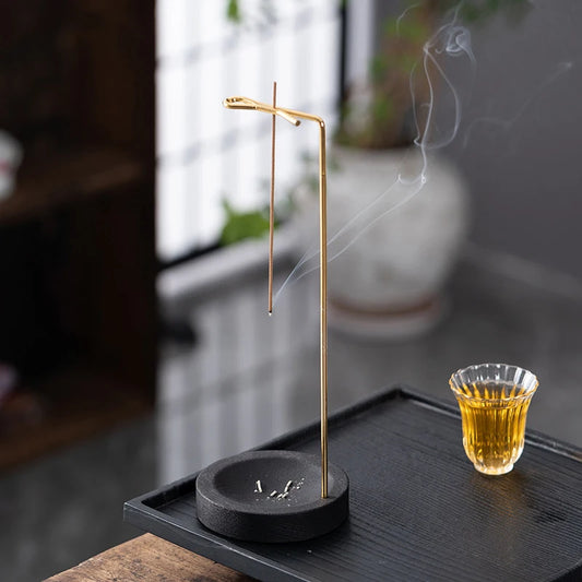 Minimalist Wooden Incense Burner Upside Down Incense Stick Holder Stand Incense Censer Tray Buddhist Teahouse Home Decorations